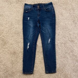 Dark Blue Women's Skinny Jeans